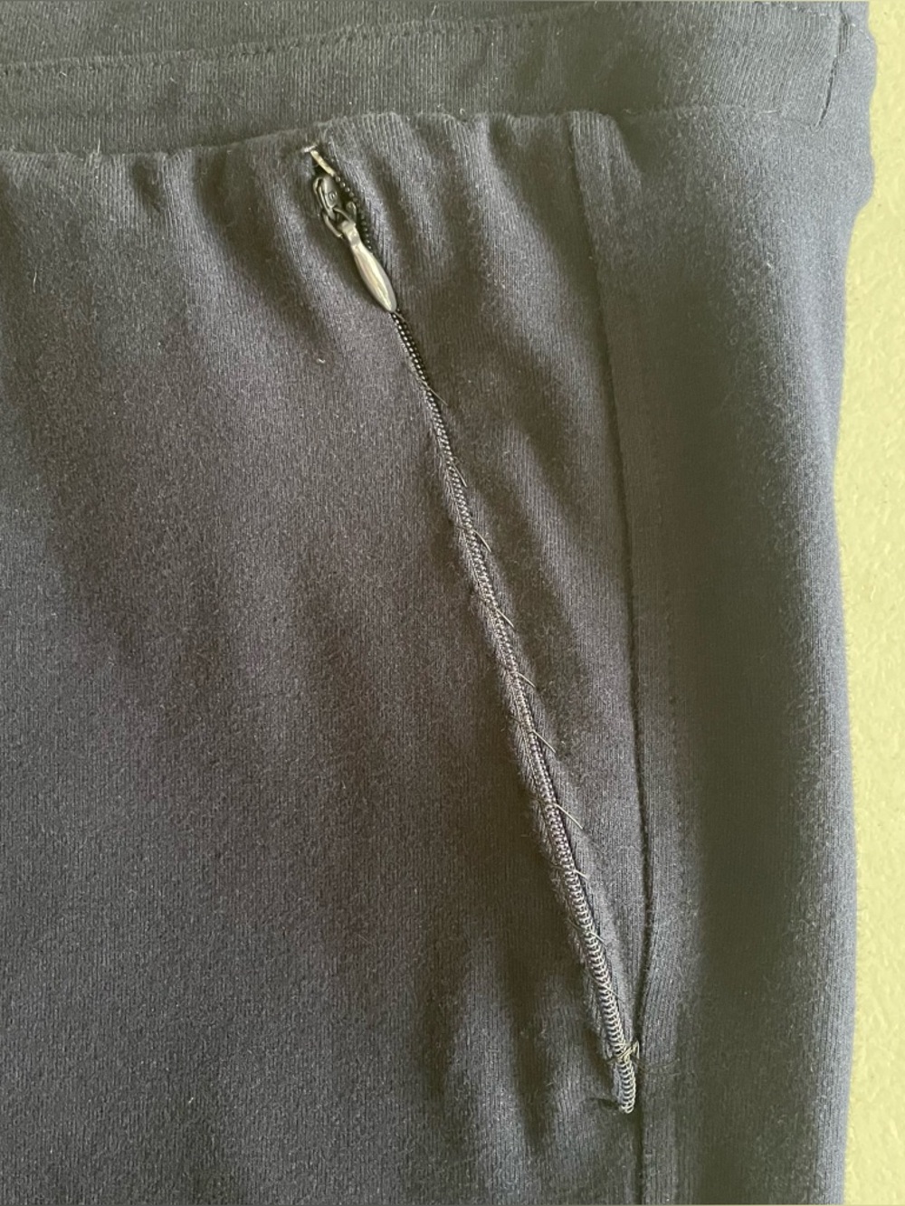 T by Talbots Blue Mid-weight Straight Leg High Rise Lounge Pants Size XL - Picture 6 of 6